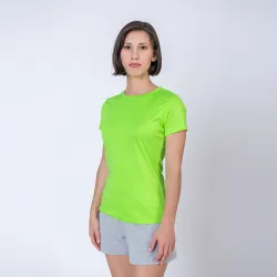 Camiseta dama DryCool II Verde Fluo