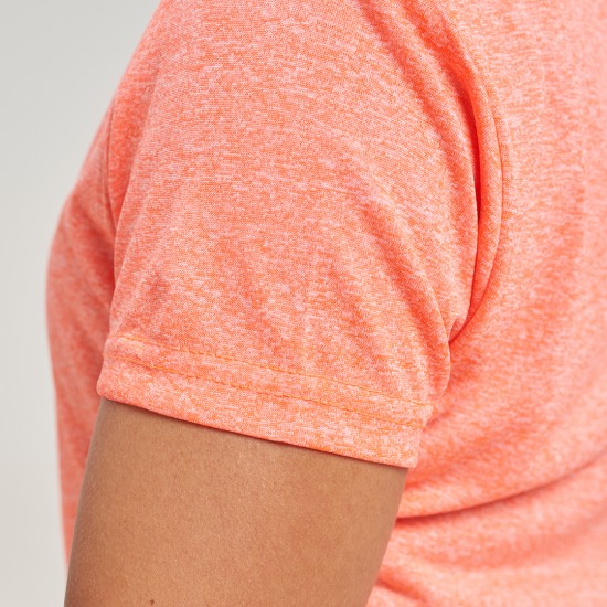 Camiseta dama SW AW coral jaspeado Camiseta dama SW AW coral jaspeado