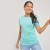 Camiseta dama SW AW verde jaspeado