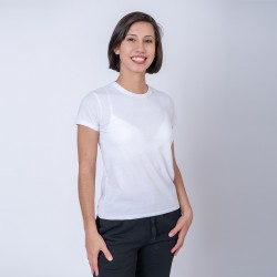 Camiseta Dama Regular Fit Blanca