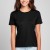 Camiseta dama rib negro