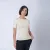 Camiseta dama rib beige