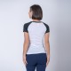 Camiseta Dama Subliprint blanco/negro