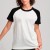 Camiseta Dama Subliprint blanco/negro