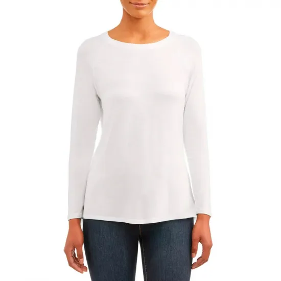 Camiseta Dama Subliprint Manga Larga blanco/blanco Camiseta Dama Subliprint Manga Larga blanco/blanco