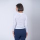 Camiseta Dama Subliprint Manga Larga blanco/blanco