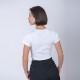Camiseta Top Dama Verano Blanco