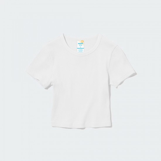 Camiseta Top Dama Verano Blanco