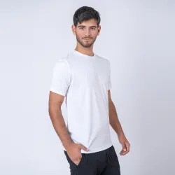 Camiseta Drycool Lisa  Blanca