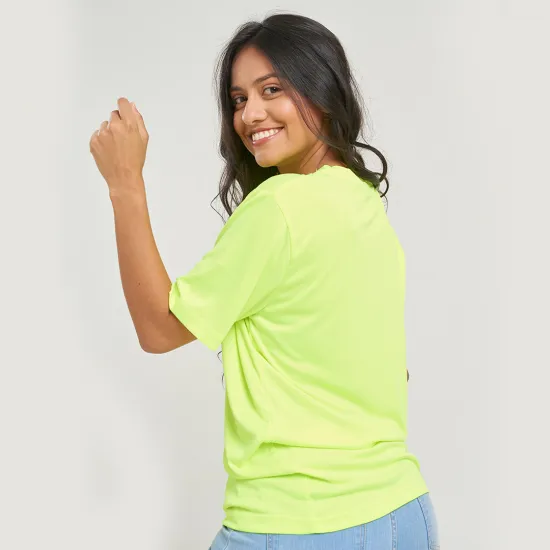 Camiseta Drycool Amarilla Fluo Camiseta Drycool Amarilla Fluo
