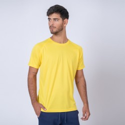 Camiseta 100% Dry Texturada Amarillo