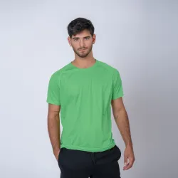 Camiseta 100% Dry Texturada Verde Benetton