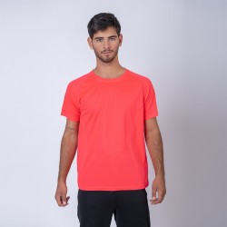 Camiseta 100% Dry Texturada Fucsia