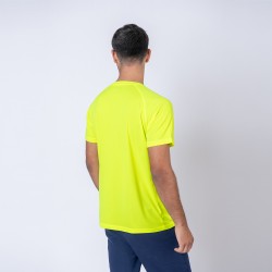 Camiseta 100% Dry Texturada Amarillo Fluo