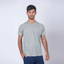 Camiseta 100% Dry Texturada Gris