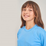 Camiseta Dry Niño Celeste