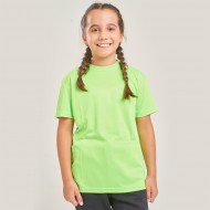Camiseta Dry Niño Verde Fluo