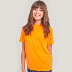 Camiseta Dry Niño Naranja Fluo Camiseta Dry Niño Naranja Fluo