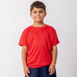 Camiseta Dry Niño Rojo