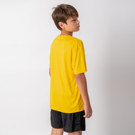 Camiseta Dry Niño Amarilla