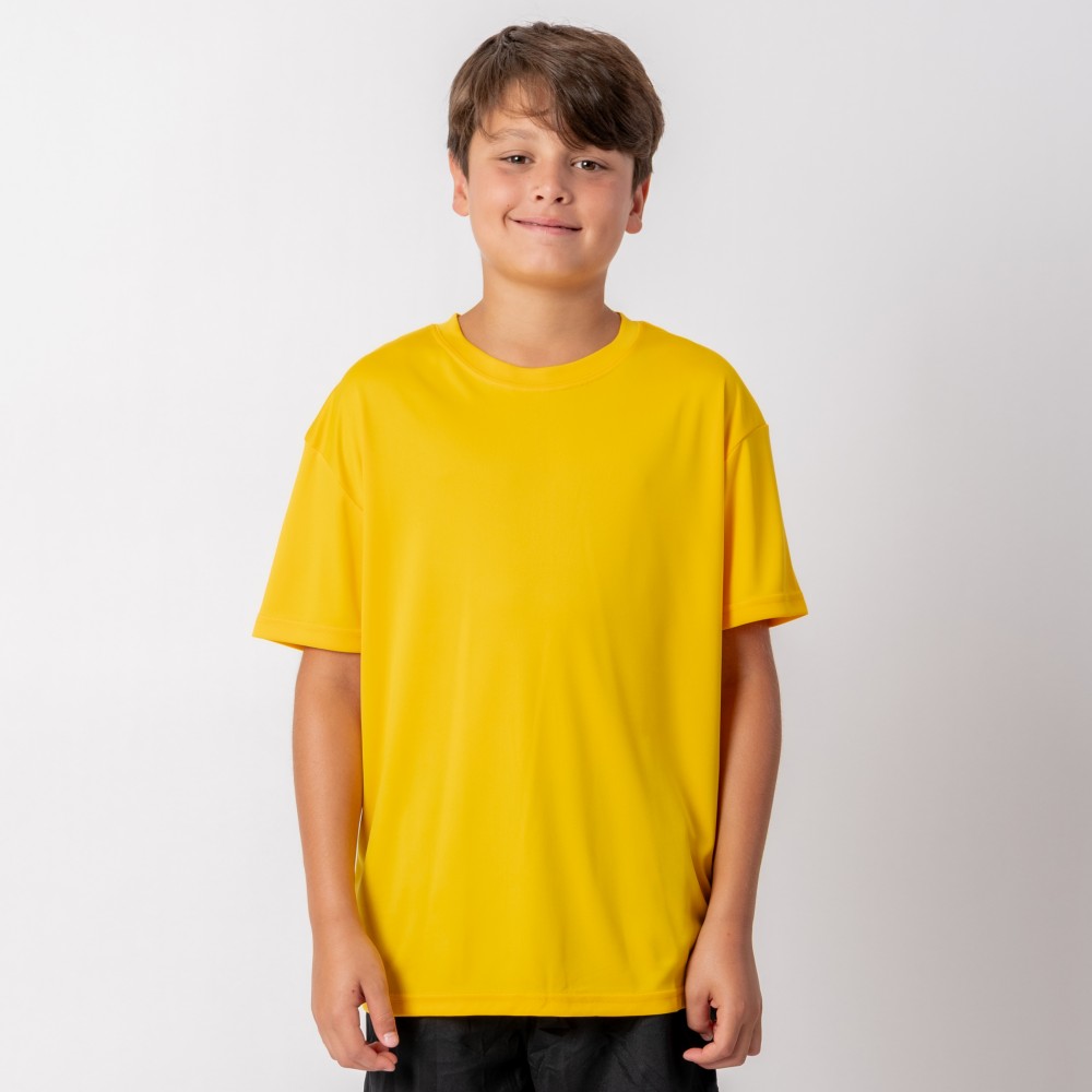Camiseta Dry Niño Amarilla