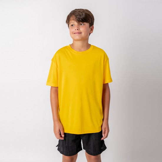 Camiseta Dry Niño Amarilla
