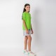 Camiseta Dry Niño Verde Fluo