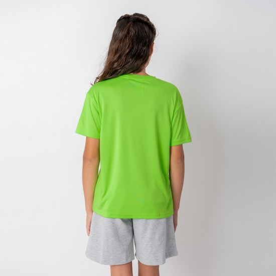 Camiseta Dry Niño Verde Fluo