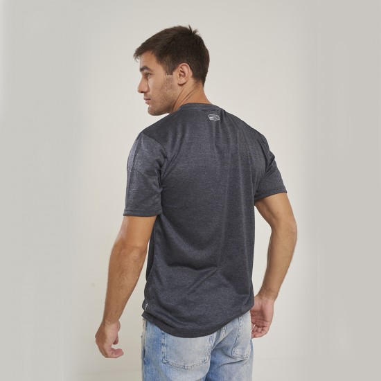 Camiseta SW AW negro jaspeado