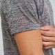 Camiseta SW Active Wear gris jaspeado