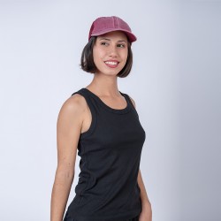 Musculosa dama rib negro