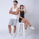 Musculosa dama rib negro