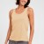 Musculosa dama rib beige