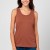 Musculosa dama rib terracota