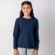 Camiseta Niño manga larga con puño Azul marino