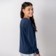 Camiseta Niño manga larga con puño Azul marino