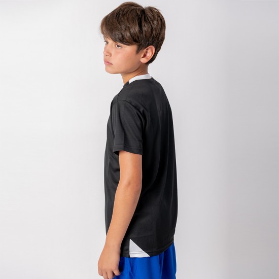 Camiseta de Futbol PRO Niño negro/blanco