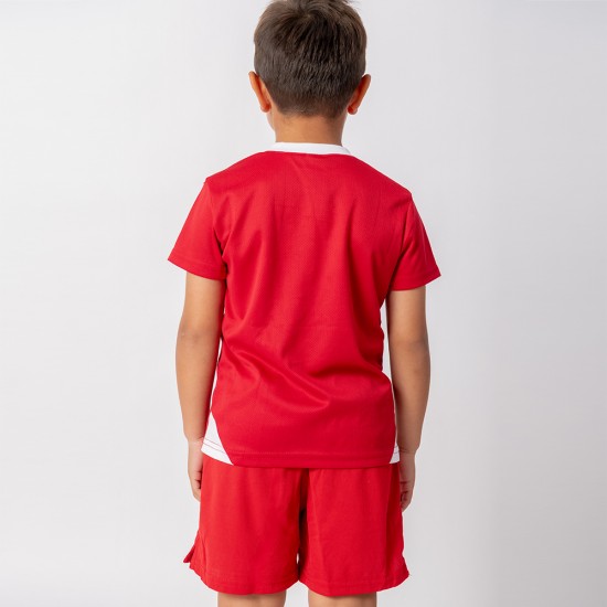 Camiseta de Futbol PRO Niño rojo/blanco