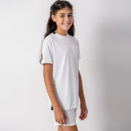 Camiseta de Futbol PRO Niño blanco/negro