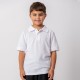 Remera Polo Niño Mix Blanco