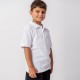 Remera Polo Niño Mix Blanco