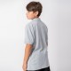Remera Polo niño Mix Gris melange