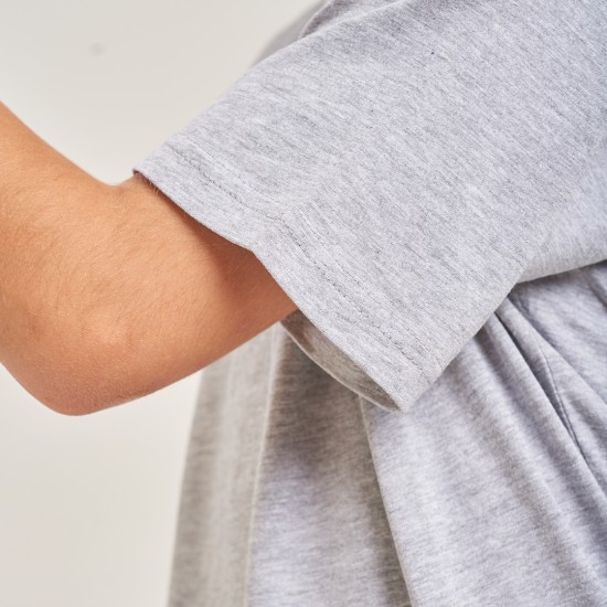 Camiseta Niño Gris Melange