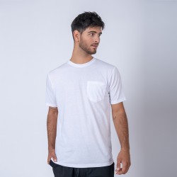 Camiseta Pocket Blanco
