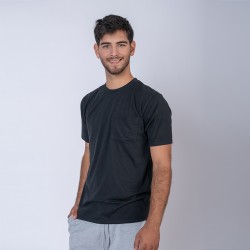 Camiseta pocket negro