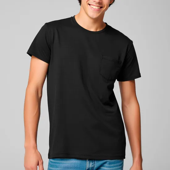 Camiseta pocket negro Camiseta pocket negro