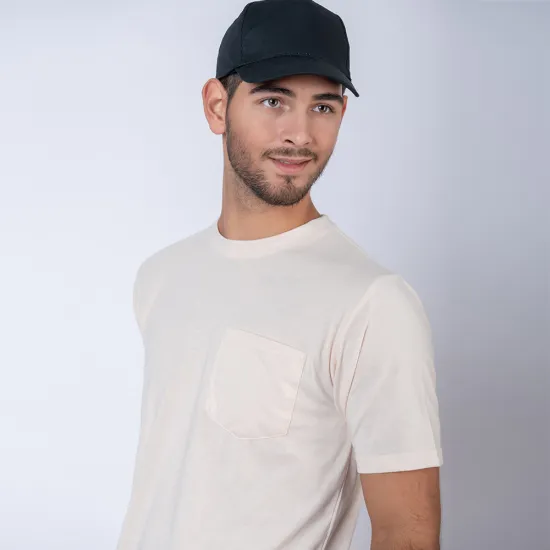 Camiseta pocket beige