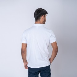 Remera Polo Blanca