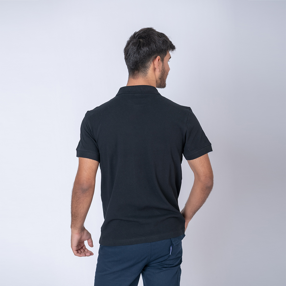 Remera Polo Negra