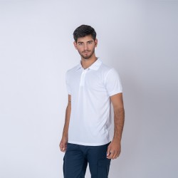 Remera Polo Dry Blanca